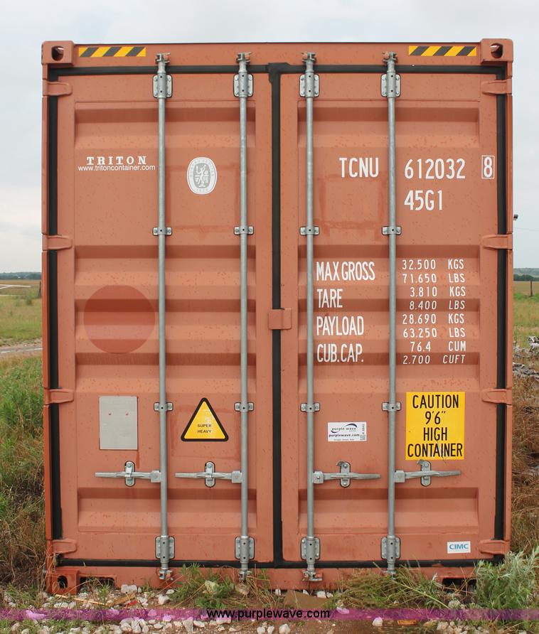 image for item K8845 2011 CIMC conex storage shipping container