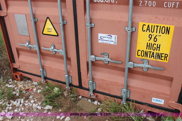image for item K8845 2011 CIMC conex storage shipping container