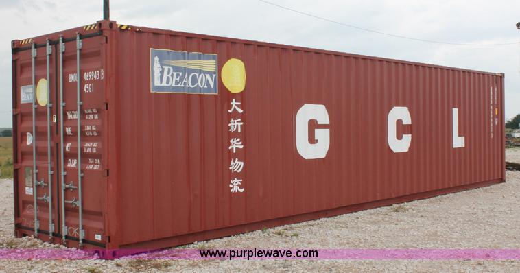 image for item K8846 2011 CIMC conex storage shipping container