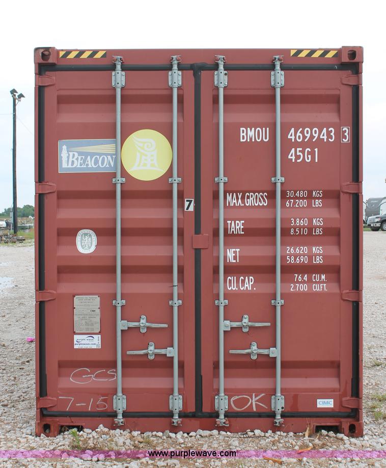 image for item K8846 2011 CIMC conex storage shipping container