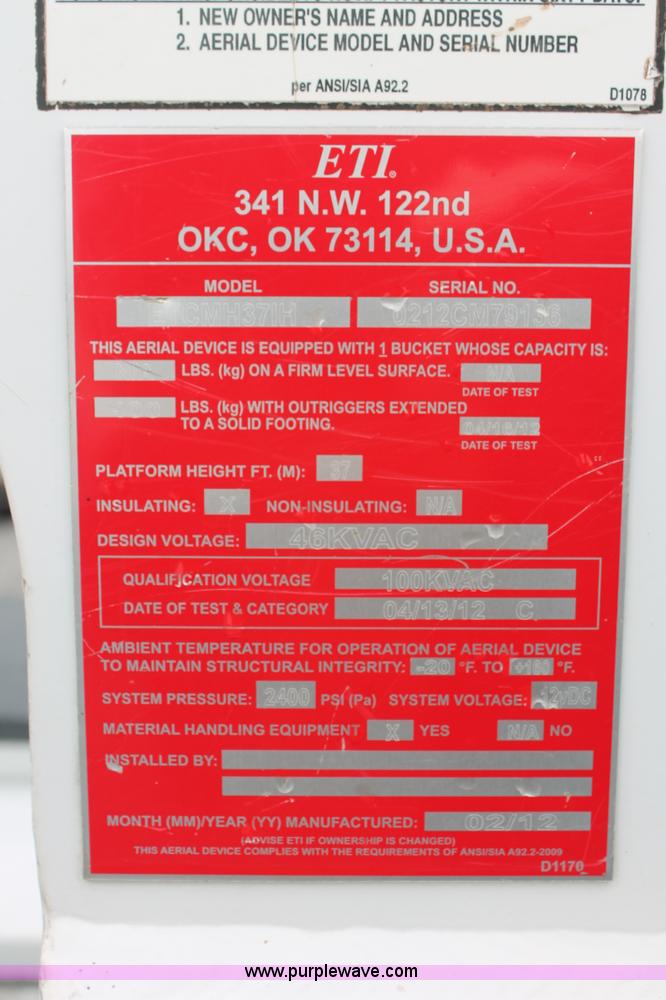 image for item K8847 2012 Dodge Ram 5500 HD bucket truck