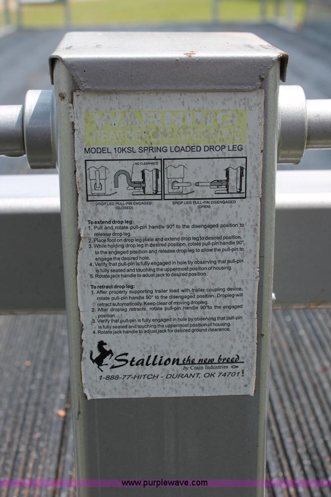 image for item K8853 2008 Neckover FU20X611-7K equipment trailer