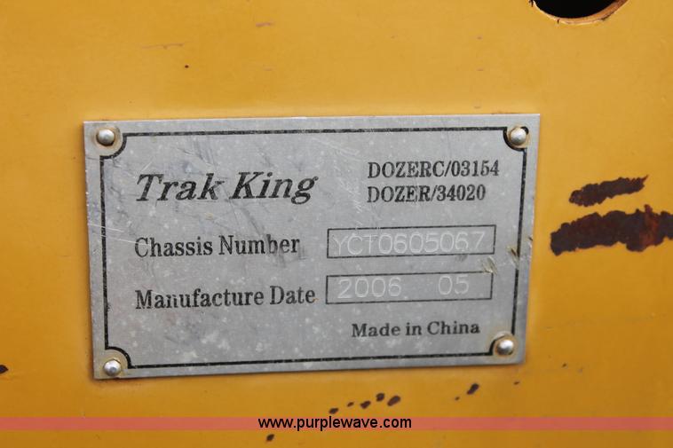 image for item K8859 2006 Trak King dozer