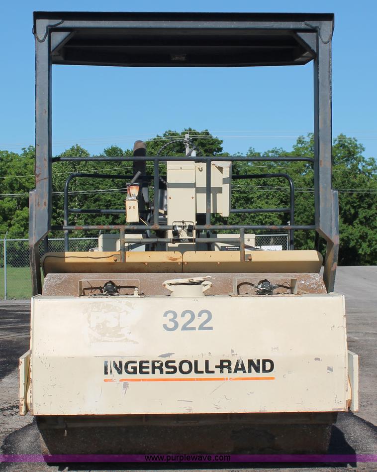 image for item K8862 1997 Ingersoll Rand DD-110 double drum vibratory roller