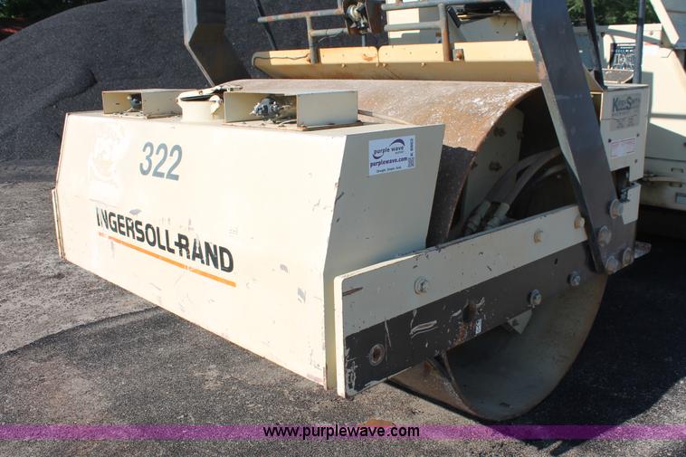 image for item K8862 1997 Ingersoll Rand DD-110 double drum vibratory roller