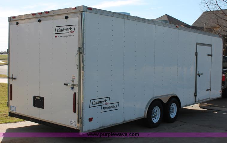 image for item K8998 2010 Haul Mark RT85X24WT3 enclosed race car cargo trailer