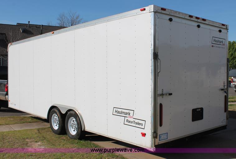 image for item K8998 2010 Haul Mark RT85X24WT3 enclosed race car cargo trailer