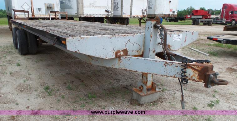 image for item L2046 Shop built equipment trailer