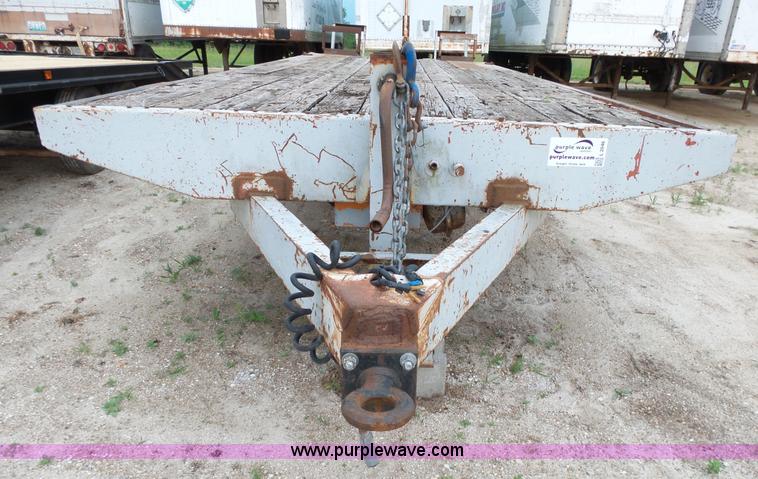 image for item L2046 Shop built equipment trailer