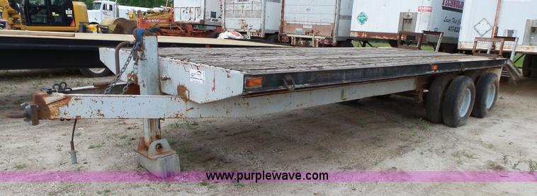 image for item L2046 Shop built equipment trailer