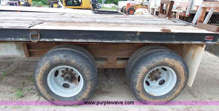 image for item L2046 Shop built equipment trailer
