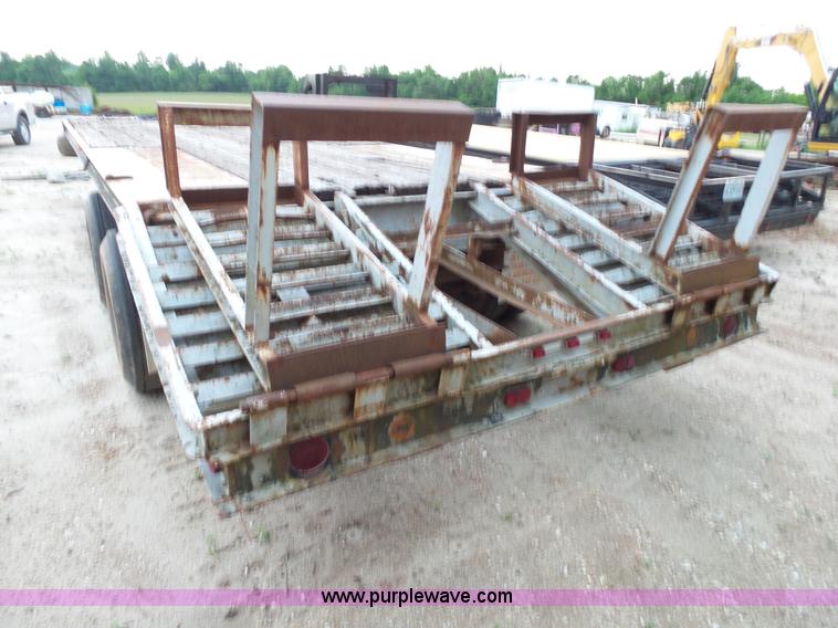 image for item L2046 Shop built equipment trailer