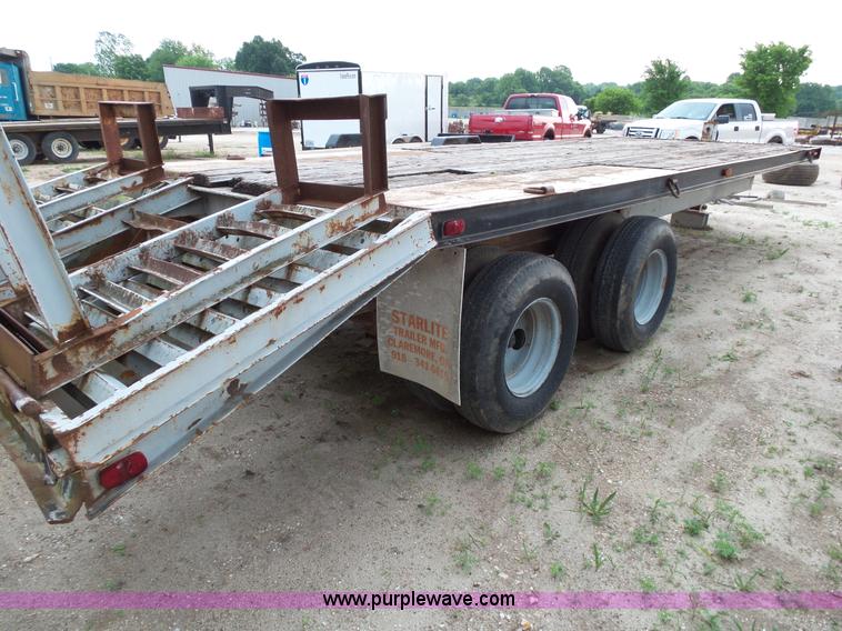 image for item L2046 Shop built equipment trailer