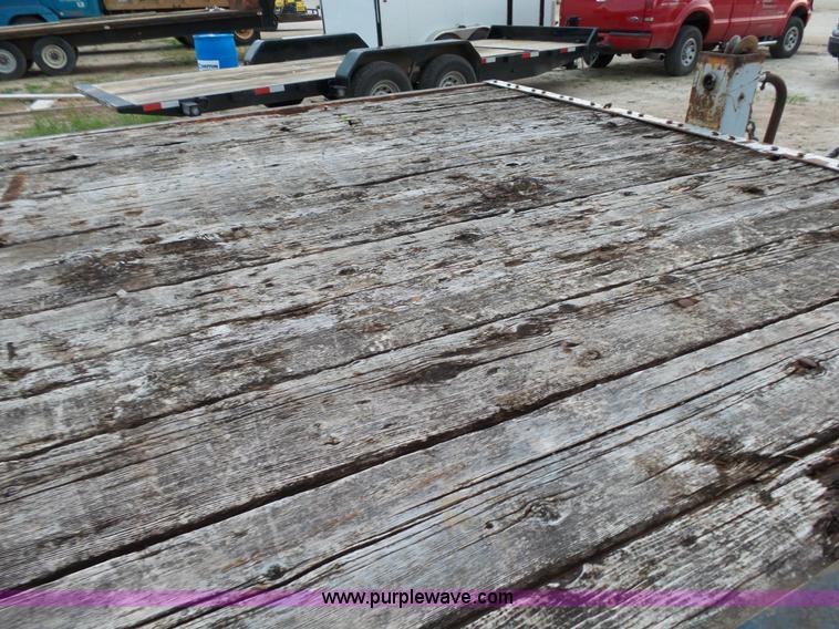 image for item L2046 Shop built equipment trailer