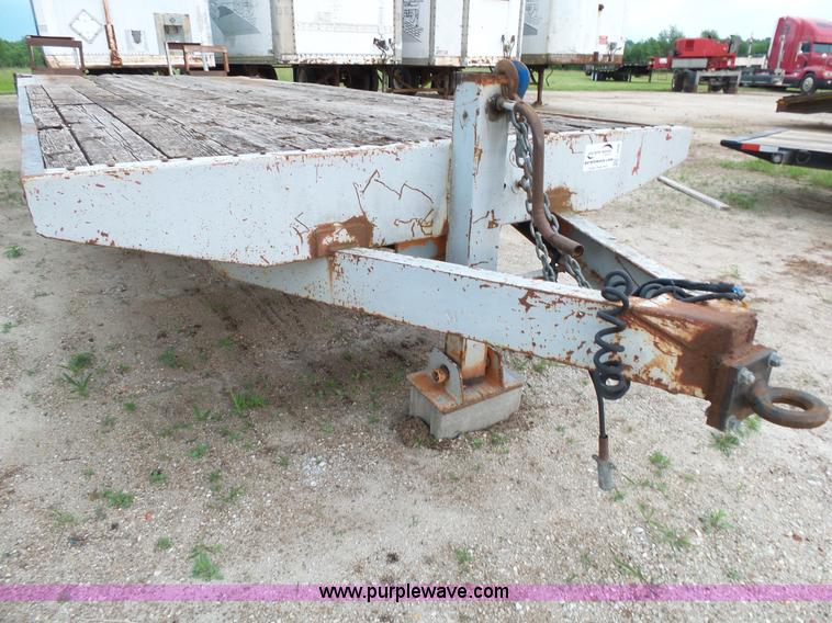 image for item L2046 Shop built equipment trailer