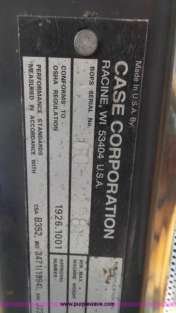 image for item L2073 2003 Case 580 Super M backhoe