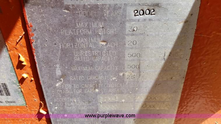 image for item L2778 2002 JLG E300AJP boom lift
