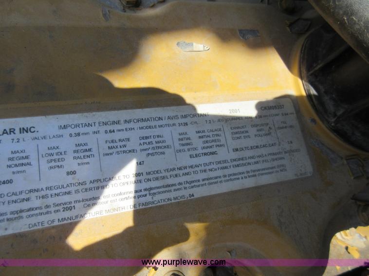 image for item L2830 2002 Sterling M7500 Acterra digger derrick truck