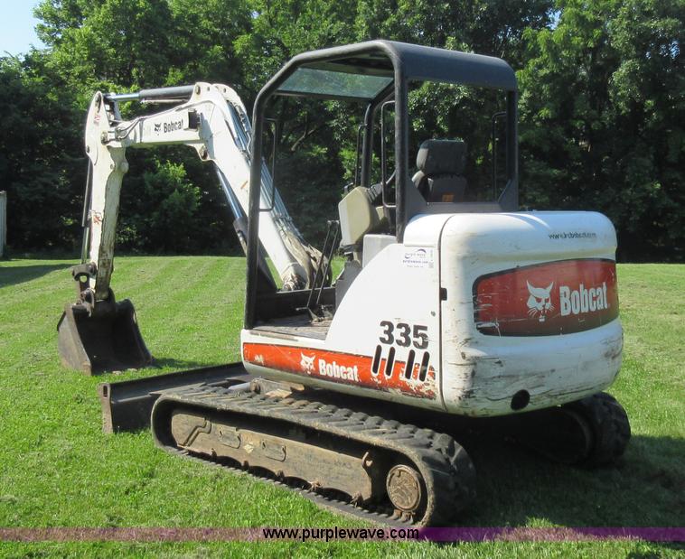 image for item L2838 2008 Bobcat 335G compact excavator