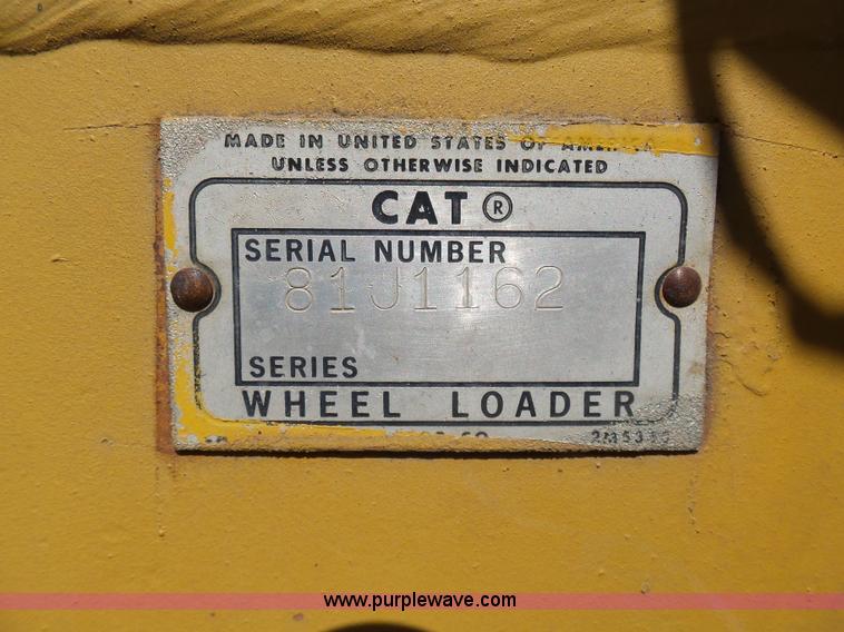 image for item L3168 1968 Caterpillar 950 wheel loader