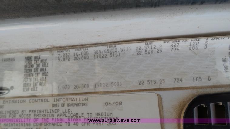 image for item L4492 2009 Sterling Acterra digger derrick truck