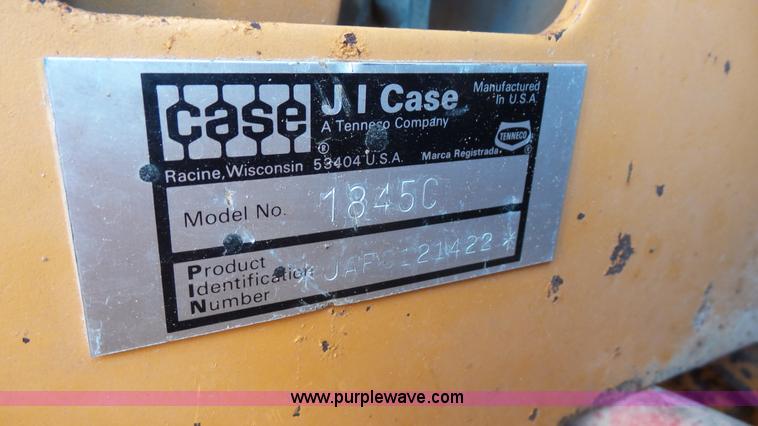 image for item L4799 1993 Case 1845C skid steer