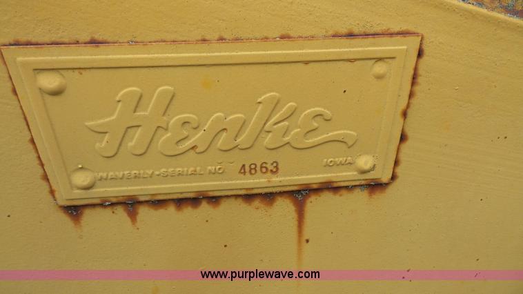 image for item L4902 Henke motor grader V-plow