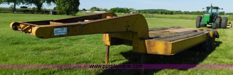 image for item L5837 1952 Mart lowboy equipment trailer