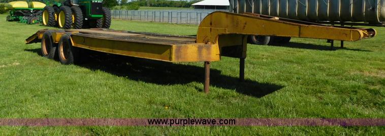 image for item L5837 1952 Mart lowboy equipment trailer
