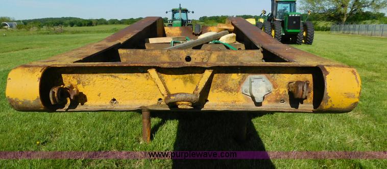 image for item L5837 1952 Mart lowboy equipment trailer