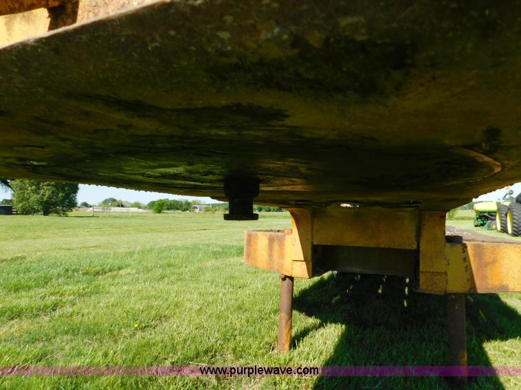 image for item L5837 1952 Mart lowboy equipment trailer