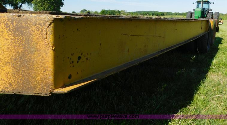 image for item L5837 1952 Mart lowboy equipment trailer