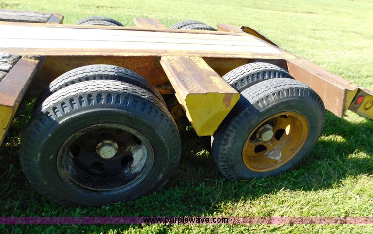 image for item L5837 1952 Mart lowboy equipment trailer