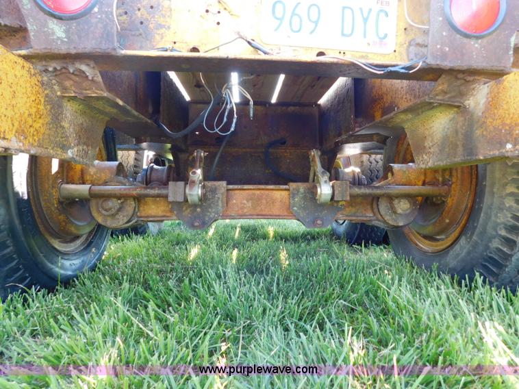 image for item L5837 1952 Mart lowboy equipment trailer