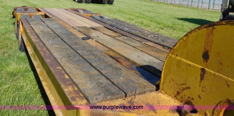 image for item L5837 1952 Mart lowboy equipment trailer