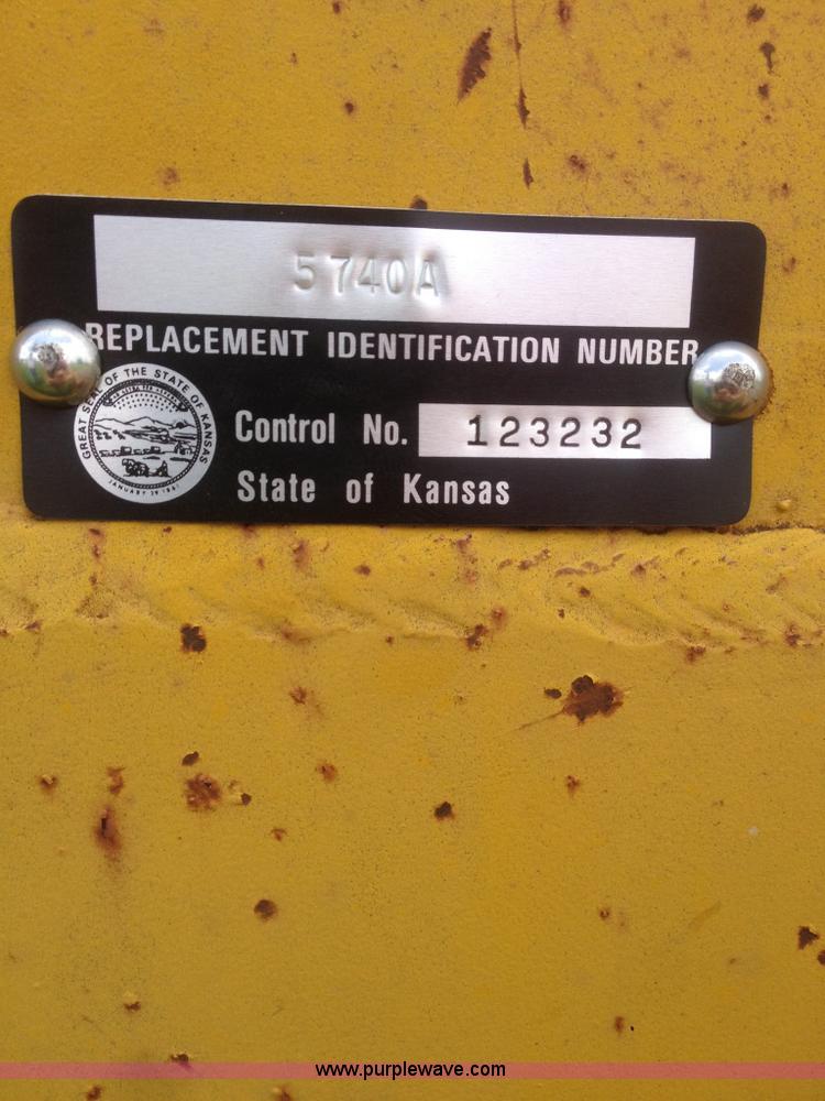 image for item L5837 1952 Mart lowboy equipment trailer