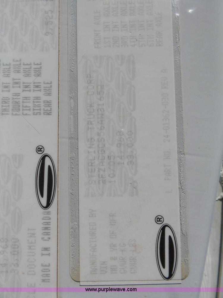 image for item L6366 2006 Sterling Acterra bucket truck