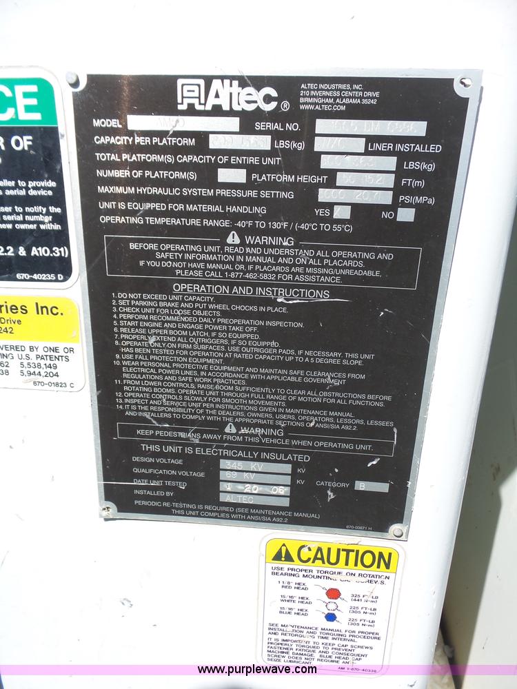 image for item L6366 2006 Sterling Acterra bucket truck