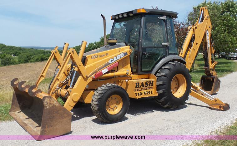 image for item L7039 2002 Case 590 Super M backhoe
