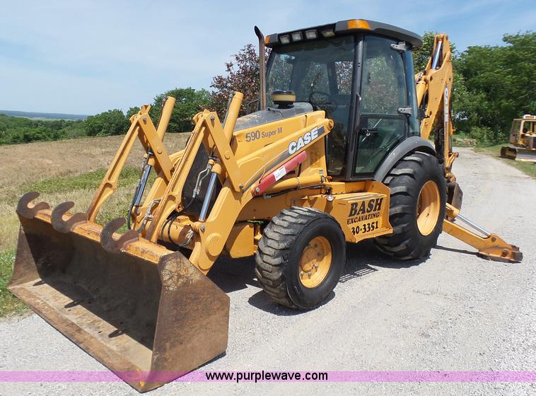image for item L7039 2002 Case 590 Super M backhoe
