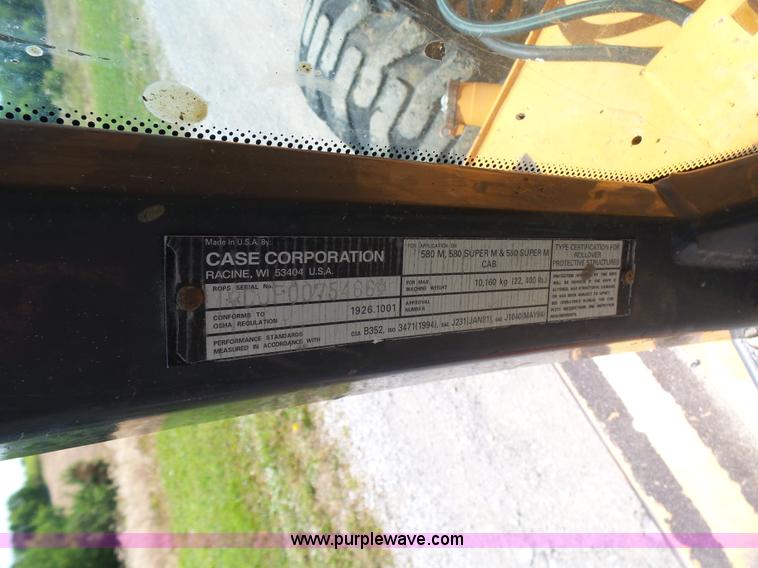 image for item L7039 2002 Case 590 Super M backhoe