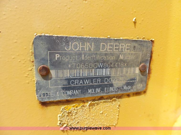 image for item L7073 1994 John Deere 650G dozer