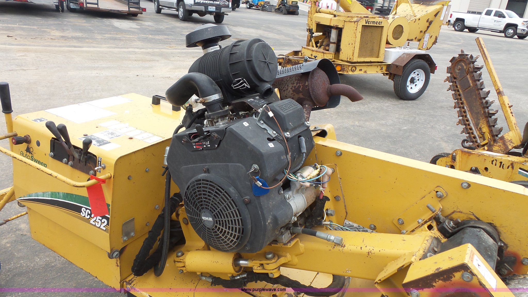 2007 Vermeer SC252 stump grinder in Chesterfield, MO Item K1423 sold