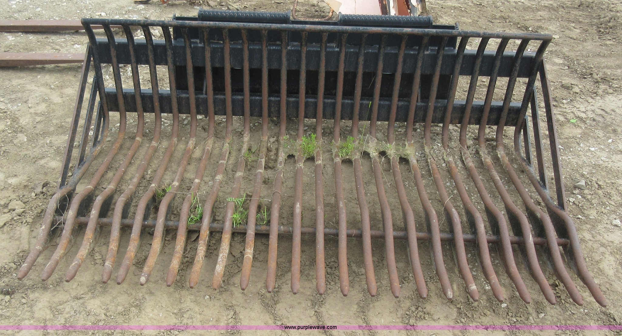 Bradco rock rake skid steer bucket in Independence, MO Item L2763