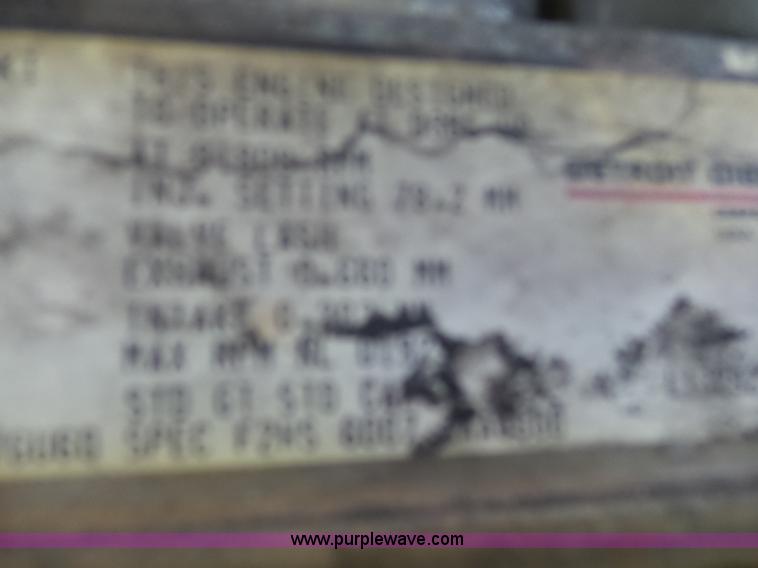 image for item BG9026 Detroit Diesel Series 60 12.7L six cylinder diesel engine