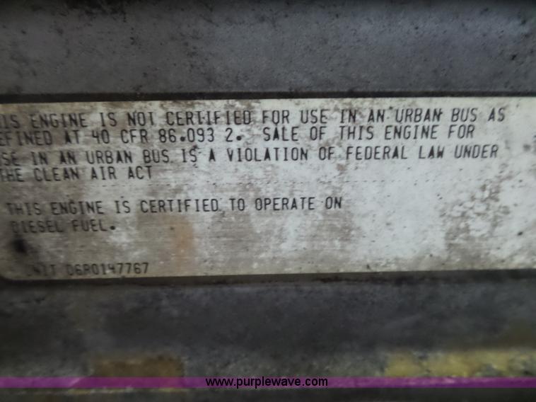 image for item BG9026 Detroit Diesel Series 60 12.7L six cylinder diesel engine