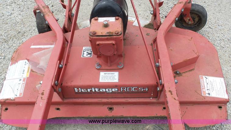 image for item BW9757 Woods Heritage RDL54 finish mower