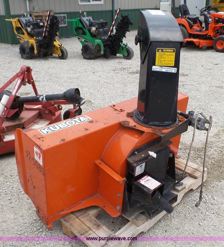 image for item BW9758 Kubota B2577 snow blower