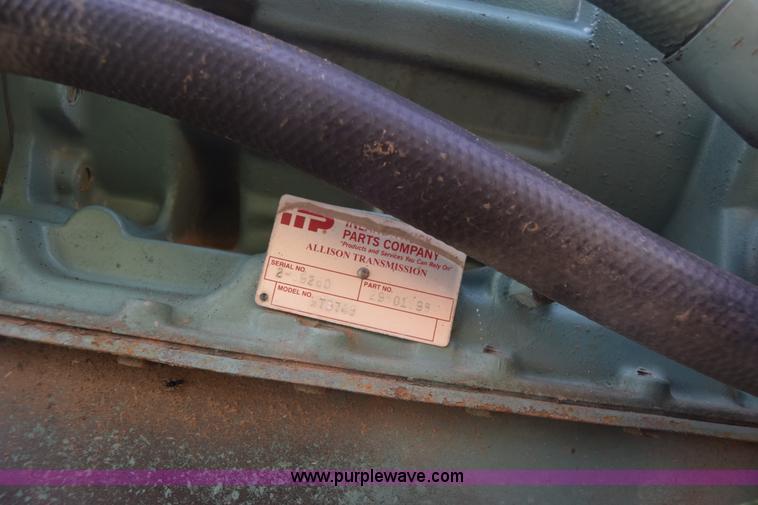 image for item BW9885 Allison HTB748 transmission