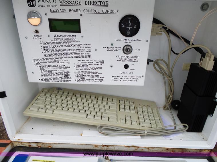 image for item F1384 Wanco message board